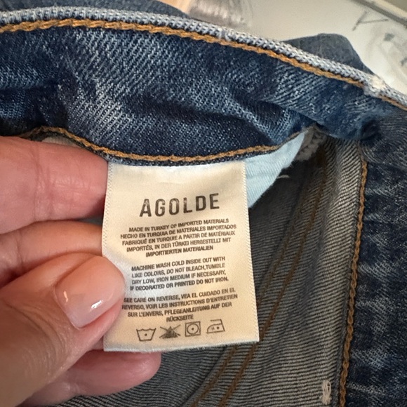 Agolde Harper Crop in Moor - Picture 4 of 10